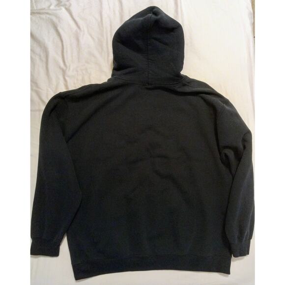 Y2K The Beatles Graphic Apple Logo Rock Band Pullover Hoodie Sweatshirt SZ L - Picture 2 of 5